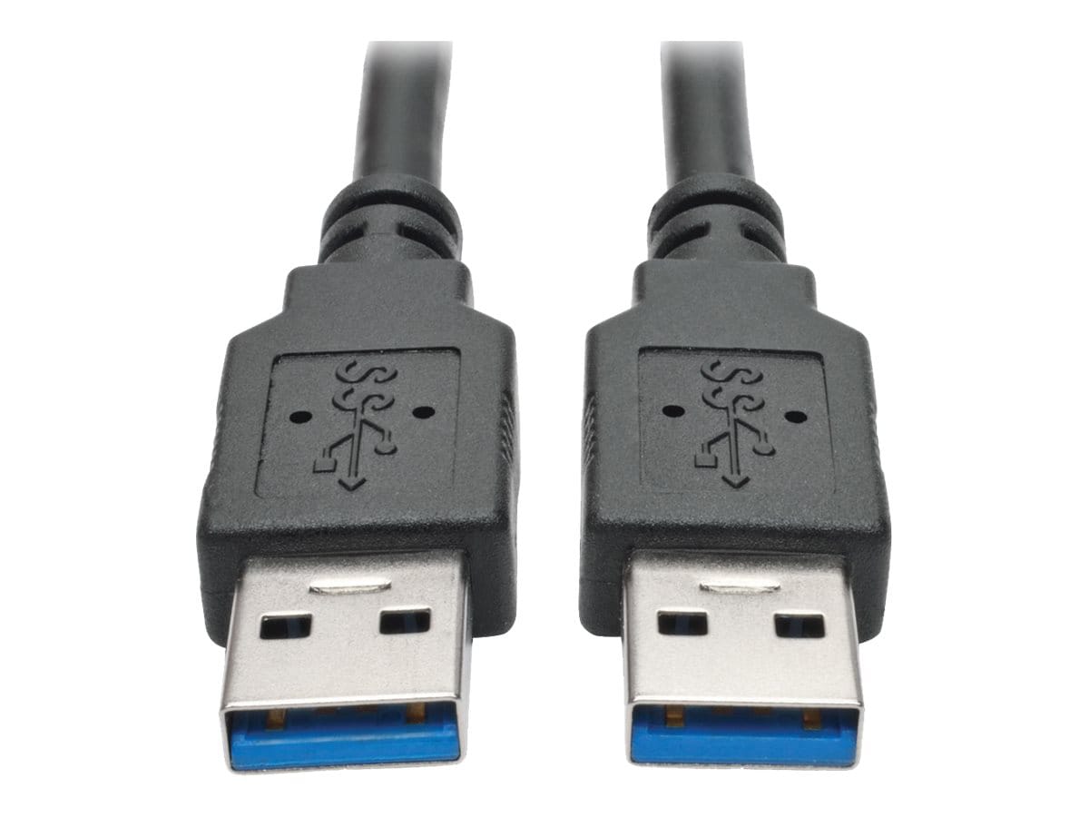 Eaton Tripp Lite Series USB 3.0 SuperSpeed A/A Cable (M/M), Black, 6 ft. (1.83 m) - USB cable - USB Type A to USB Type A