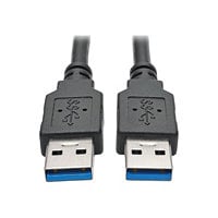 Tripp Lite 6ft USB 3.0 SuperSpeed A/A Cable M/M 28/24 AWG 5 Gbps Black 6'