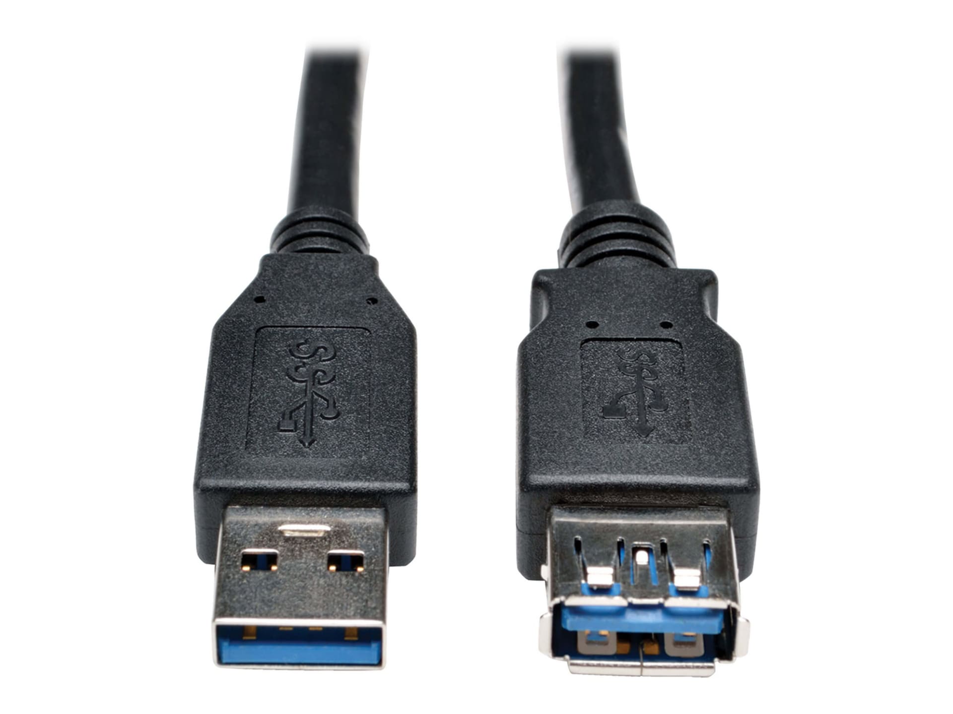 Tripp Lite USB Extension Cable USB 3.0 USB-A SuperSpeed M/F Black 3'