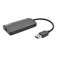 Tripp Lite USB 3.0 SuperSpeed to HDMI Dual Monitor External Video Graphics Card Adapter 4K x 2K - external video adapter