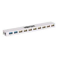 Tripp Lite 10-Port USB 3.0 / USB 2.0 Combo Hub - USB Charging, 2 USB 3.0 & 8 USB 2.0 Ports - concentrateur (hub) - 10 ports