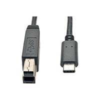 Tripp Lite USB 3.1 Gen 1 5 Gbps Cable USB Type-C USB-C to USB Type B M/M 3'