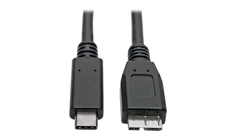 Tripp Lite USB C to USB MicroB Cable 3.1 Gen 1, 5 Gbps USB Type C M/M 6ft