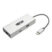 Tripp Lite USB C Docking Station 4k @ 30Hz w/ USB Hub, HDMI Gbe USB Type C