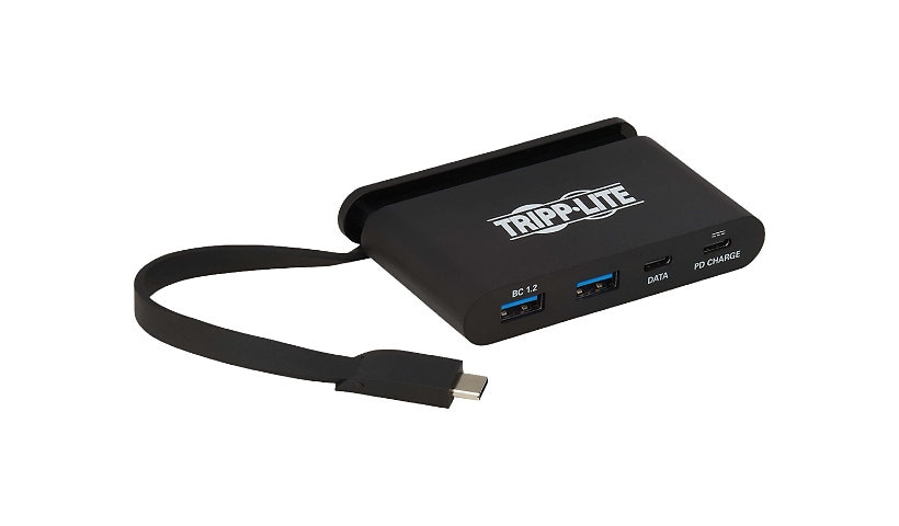 Tripp Lite USB C Hub USB 3.1 Gen 1, 2 USB C & 2 USB-A Ports, Charging 5Gbps