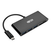 Tripp Lite USB C Hub Multiport w/ 3x USB-A Hub Micro SD, SD/MMC Card Reader