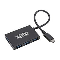 Tripp Lite USB C Hub 4-Port USB-A USB 3.1 Gen 2 10 Gbps Portable Aluminum