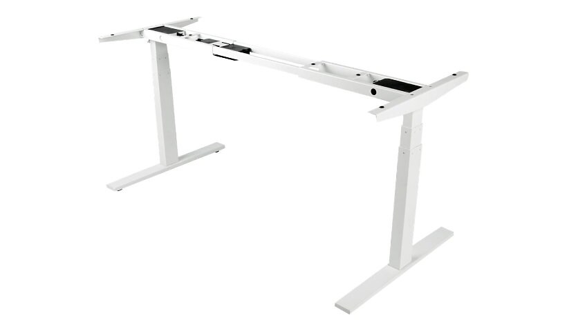 Tripp Lite Sit Stand Adjustable Electric Desk Base for Standing Desk White