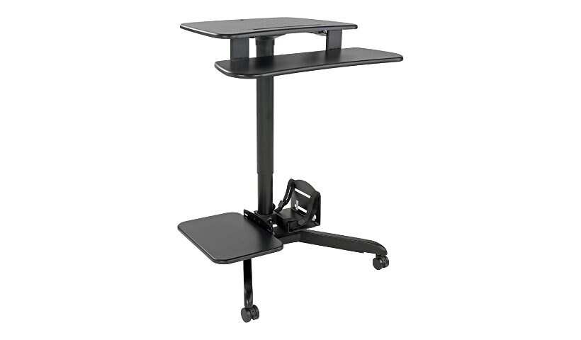 Eaton Tripp Lite Series Rolling Desk TV / Monitor Cart - Height Adjustable cart - for LCD display / keyboard / mouse /