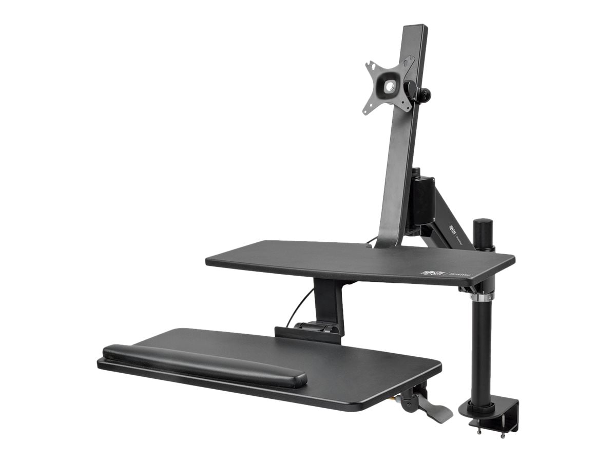 Eaton Tripp Lite Series WorkWise Height-Adjustable Sit-Stand Workstation, Single-Monitor, Clamp-on - standing desk