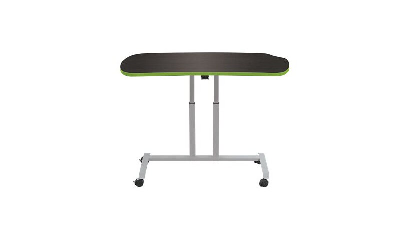 MooreCo Hierarchy Grow and Roll Desk with Whiteboard Top - Bean