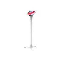 Compulocks iPad 10.2" Space Enclosure Portable Floor Stand kiosk - Anti-Theft - for tablet - white