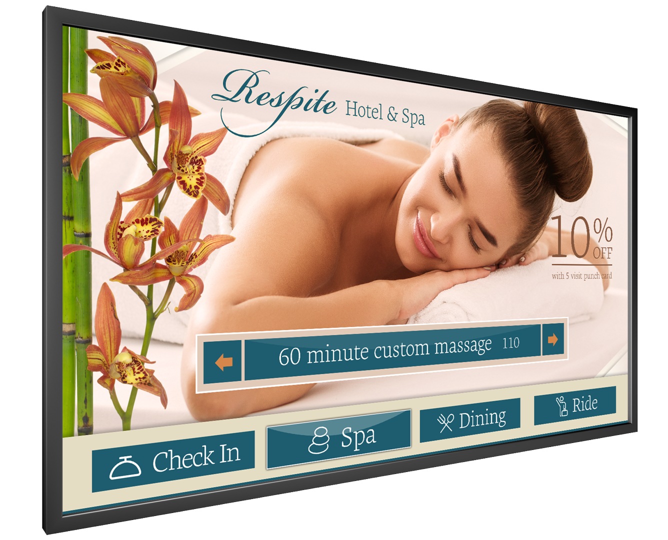 Planar PS5074K 50" LED-backlit LCD display - 4K - for digital signage - TAA Compliant