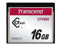 Transcend Industrial Temp CFX600I - flash memory card - 16 GB - CFast