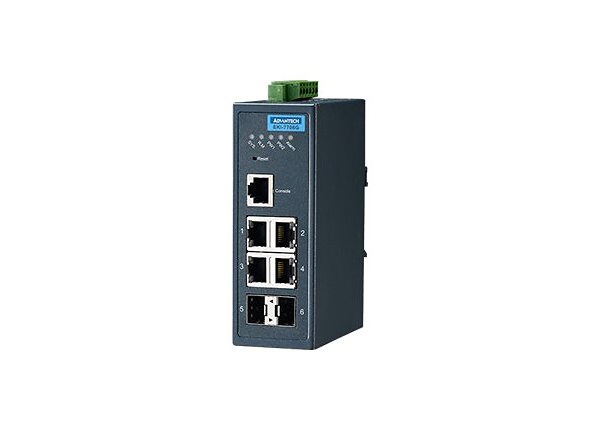 ADVANTEC 4GBE + 2SFP MGD ENET SWITCH