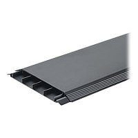 Above Floor Raceway Base and Cover, 6 ft, Black