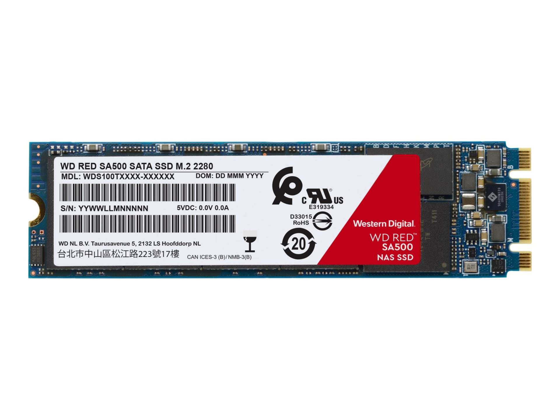 WD Red SA500 WDS200T1R0B - SSD - 2 To - SATA 6Gb/s