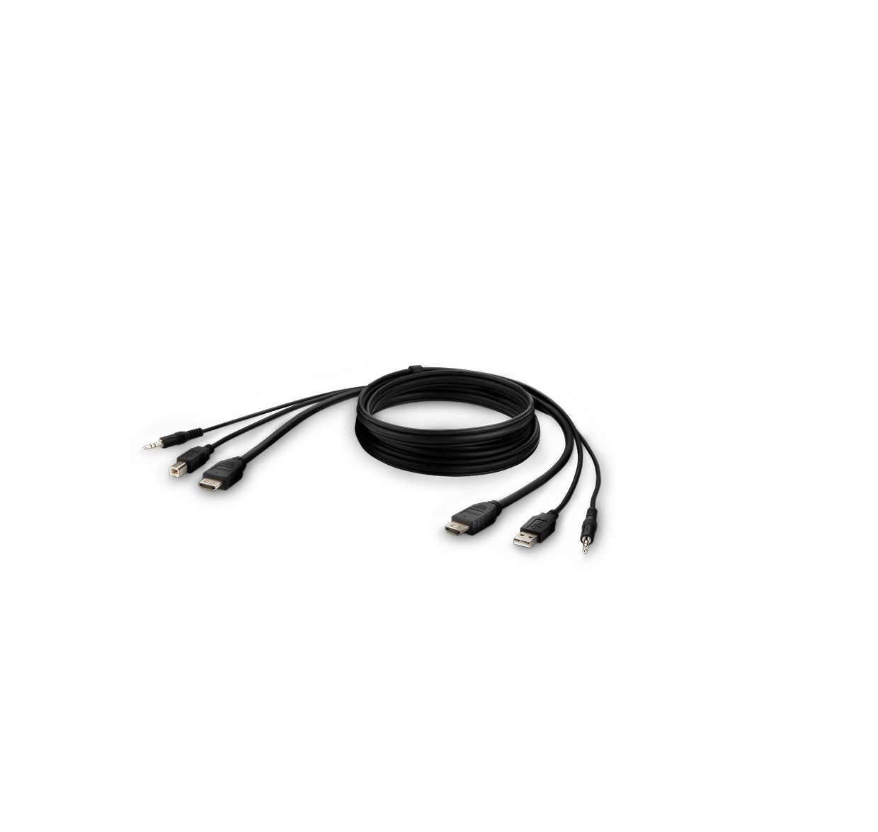 Belkin Secure KVM Combo Cable - video / USB / audio cable - TAA Compliant -