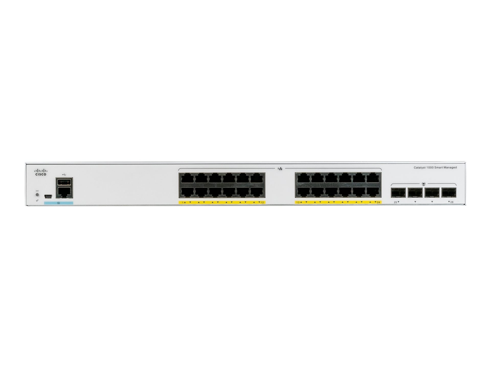 Cisco Catalyst 1000-24P-4X-L - switch - 24 ports - managed - rack-mountable