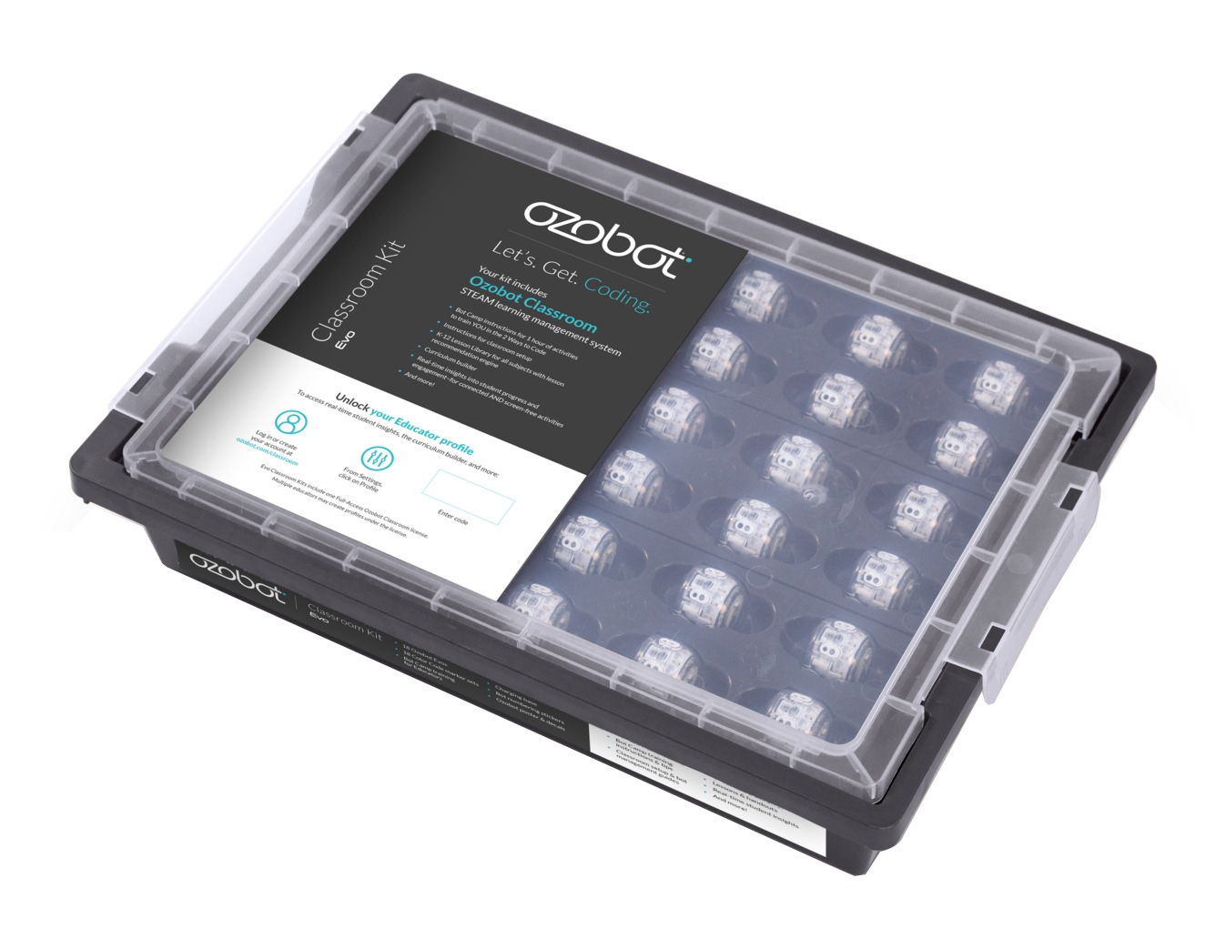 Teq Ozobot Evo Classroom Kit for Grades K-12