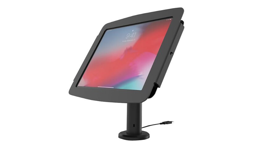 Compulocks iPad 10.2" Space Enclosure Tilting Stand 8" - Low-Rise mounting kit - for tablet - black
