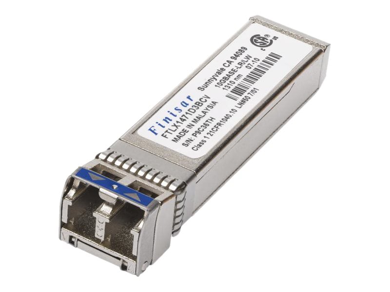 Finisar FTLX1475D3BCV - Dual Rate - SFP+ transceiver module - 1GbE, 10GbE,