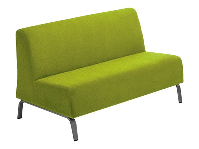 Spectrum MOTIV - sofa - 2 seats - steel, foam, plywood, recycled polyester - gray