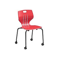 Spectrum EMOJI - chair - polypropylene, 14 gauge steel - gray