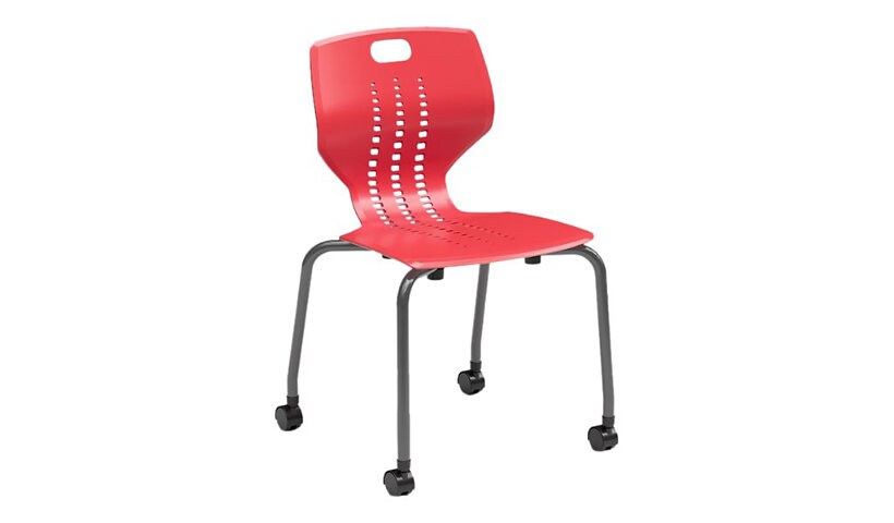 Spectrum Emoji 18" 4-Leg Chair - Purple