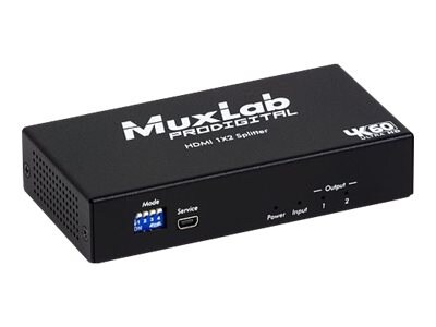 MuxLab HDMI 1x2 Splitter - video/audio splitter - 2 ports