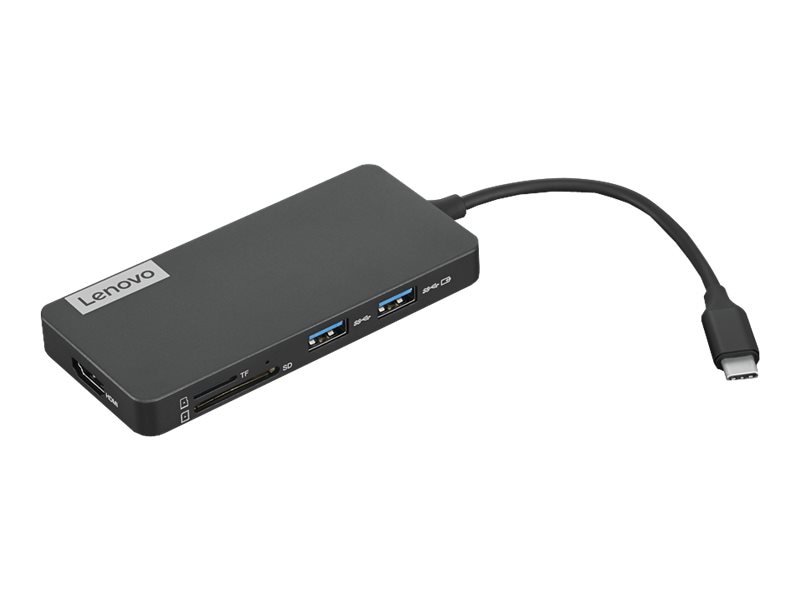Lenovo USB-C 7-in-1 Hub - docking station - USB-C - HDMI
