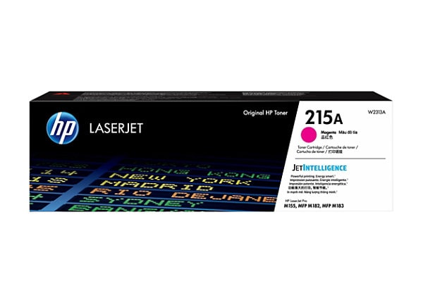 HP 215A Original Standard Yield Laser Toner Cartridge - Magenta - 1 Each - 850 Pages HP 215A Original Standard Yield Laser Toner Cartridge - Magenta - 1 Each - 850 Pages