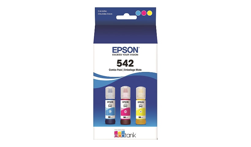 Epson 542 Multipack - 3-pack - Ultra High Capacity - yellow, cyan, magenta - original - ink refill