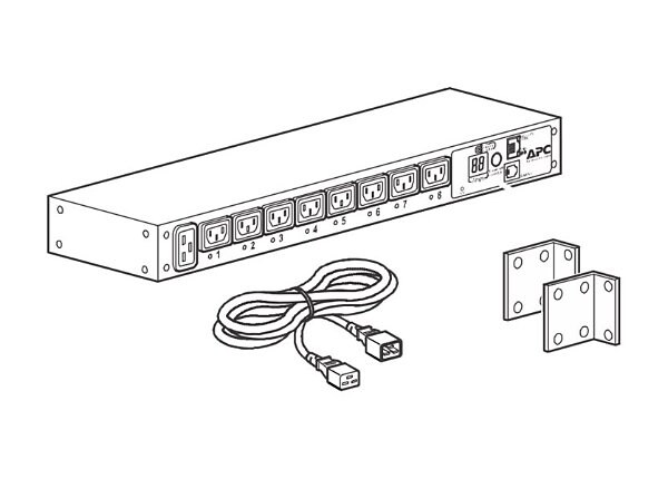 APC RACK PDU SWITCHD 1U 16A 208/230V