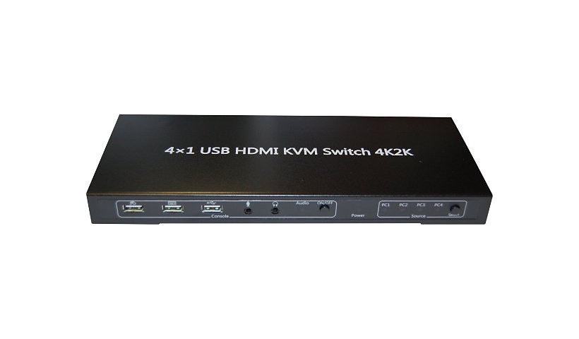 Bytecc KVM-4UHMN - KVM / audio / USB switch - 4 ports