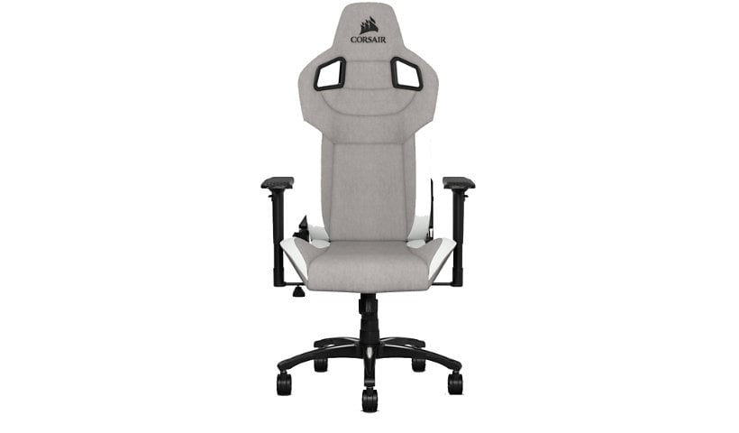 CORSAIR T3 RUSH Gaming Chair - Gray/White