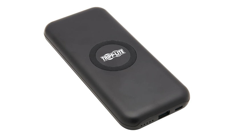 Tripp Lite Portable USB Battery Charger Mobile Power Bank Wireless 10K mAh
