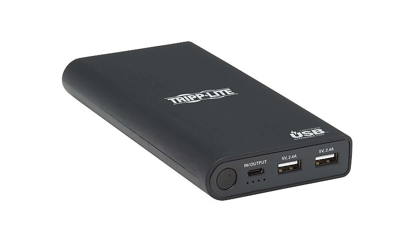 Tripp Lite USB Battery Charger Mobile Power Bank 3-Port 20.1K mAh USB-A/C