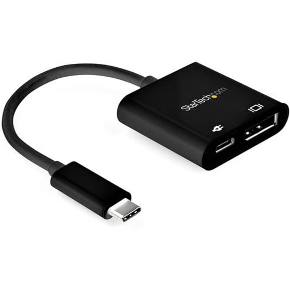 StarTech.com USB C to DisplayPort with Power Delivery - 8K/4K USB Type-C 1.4 Converter - CDP2DP14UCPB - Monitor Cables & Adapters -