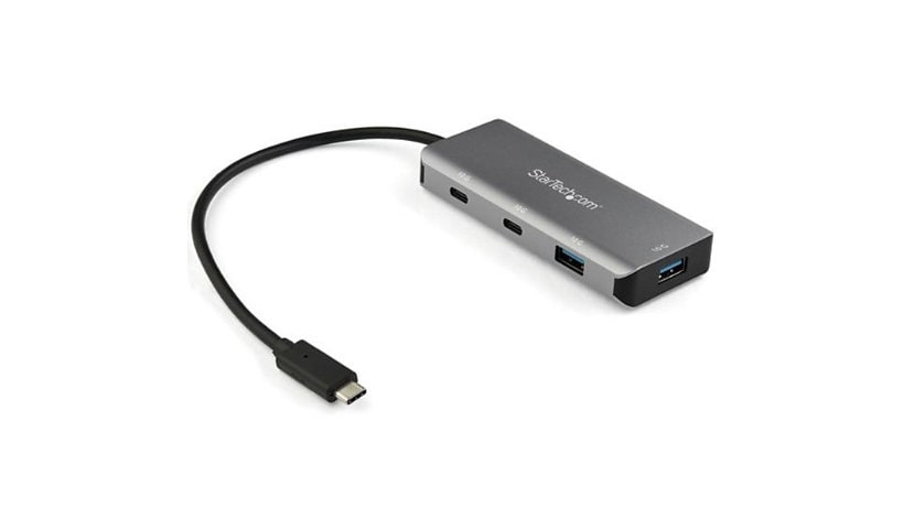 StarTech.com 4 Port USB C Hub 10Gbps - 2x USB A/2x USB-C - USB Bus Powered Type-C 3.1/3.2 Gen 2 Hub