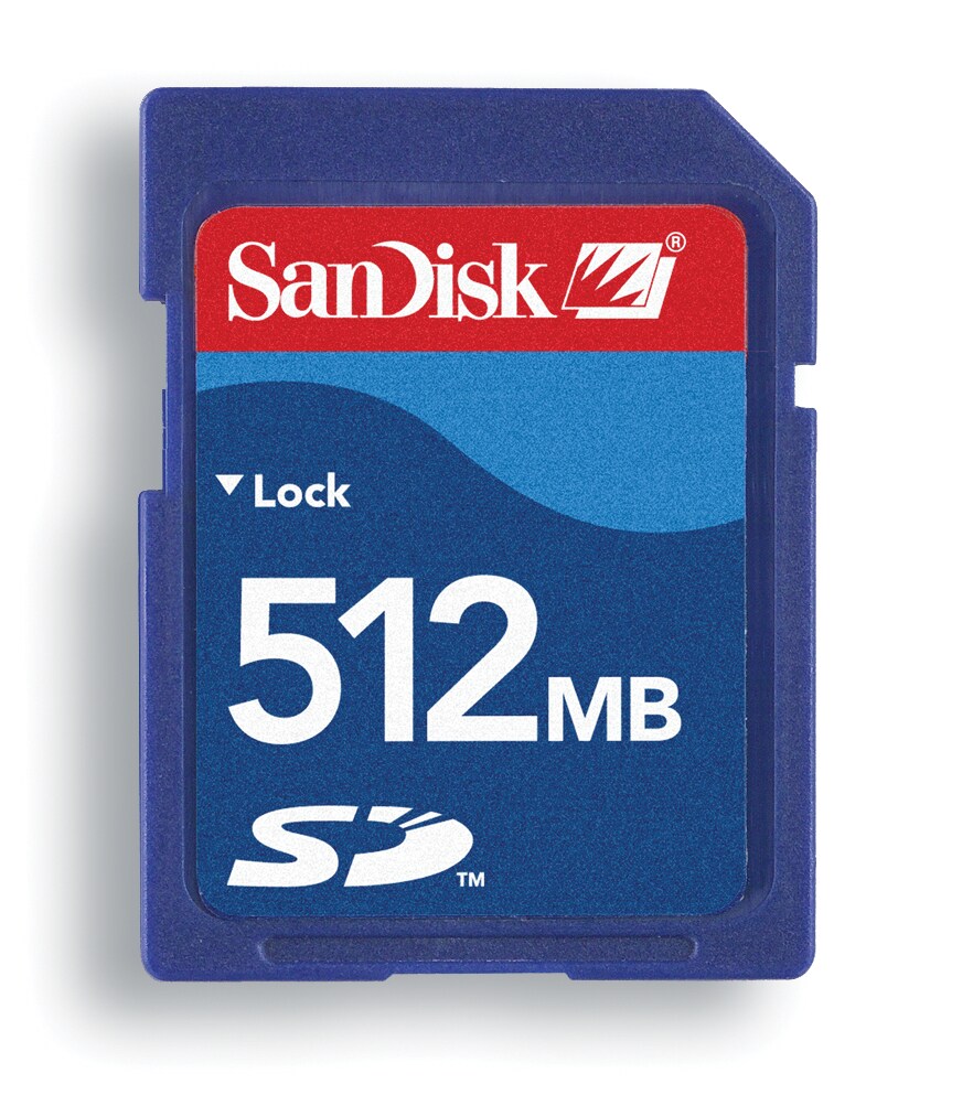 SanDisk flash memory card - 512 MB - SD