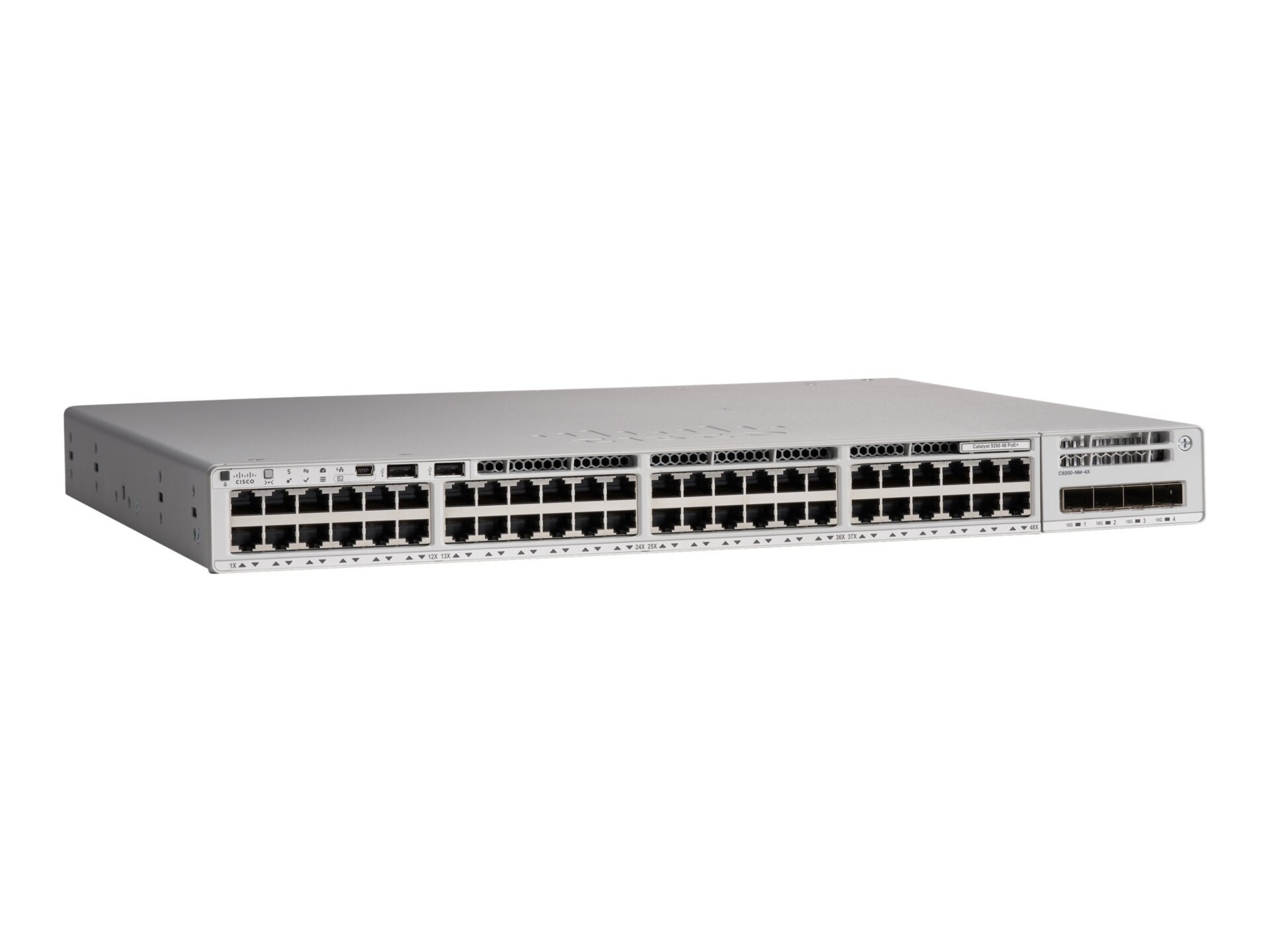 Thumbnail 2 of 2 for Cisco Catalyst 9200 - switch - 48 ports - smart - rack-mountable