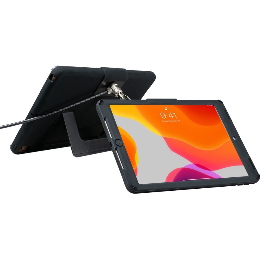 CTA Security Case w/ Kickstand & Anti-Theft Cable for iPad 10.2" & More