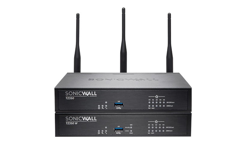 SonicWall TZ350 - security appliance - with 3 years TotalSecure