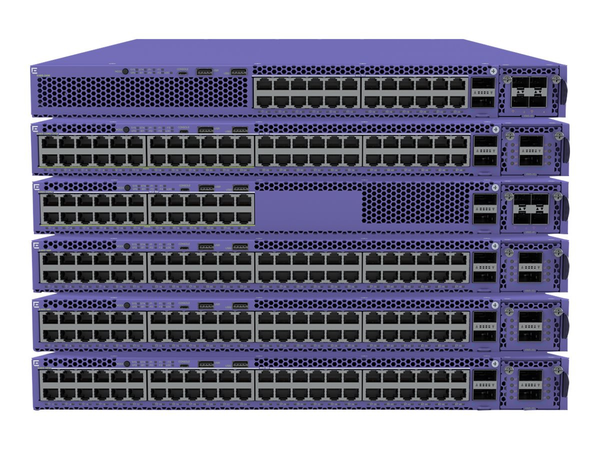 Extreme Networks ExtremeSwitching X465 Series X465-48W - Bundle - switch - 48 ports - managed - rack-mountable