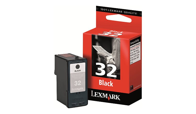 Lexmark #32 Black Inkjet Cartridge