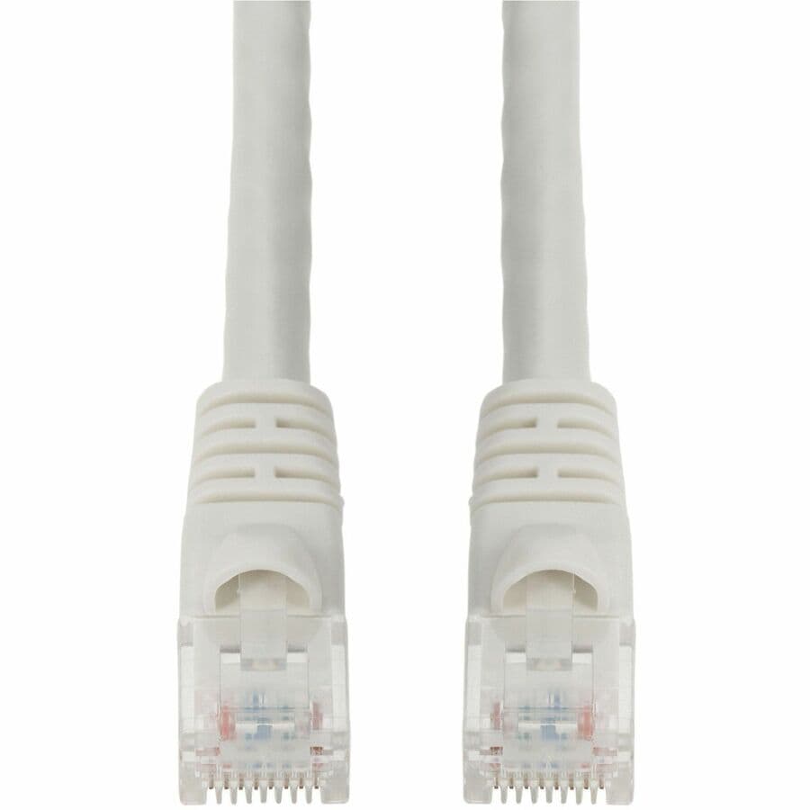 Proline 35ft White CAT 6 PVC Ethernet Cable Snagless Bubble Boot RJ-45 M/M