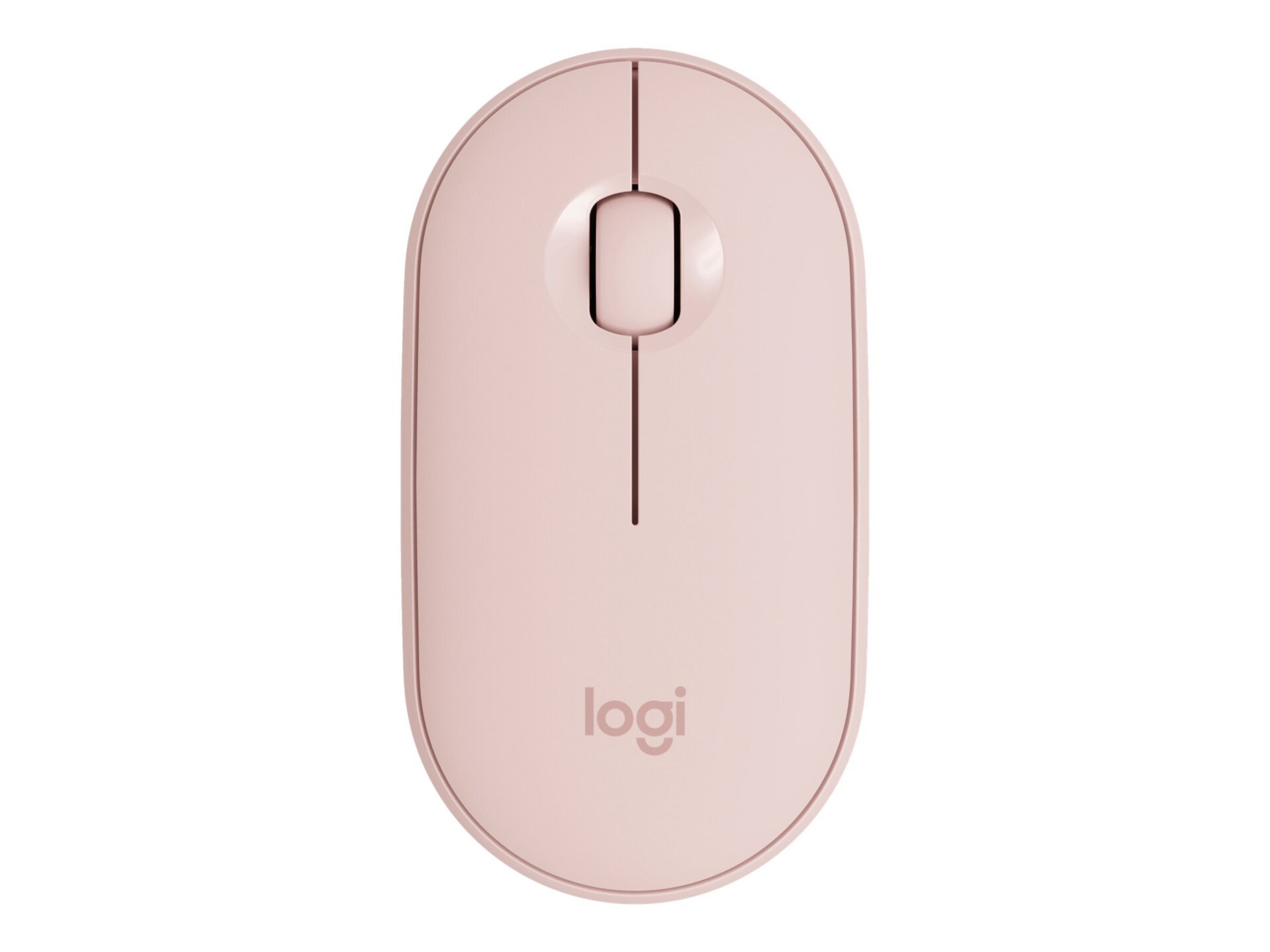 Logitech Pebble M350 - mouse - Bluetooth, 2.4 GHz - rose