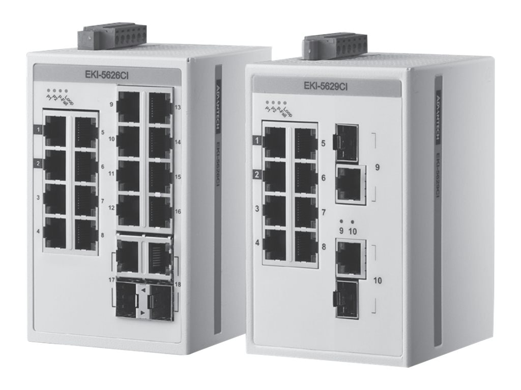Advantech ProView EKI-5626CI-AE - switch - 18 ports - unmanaged