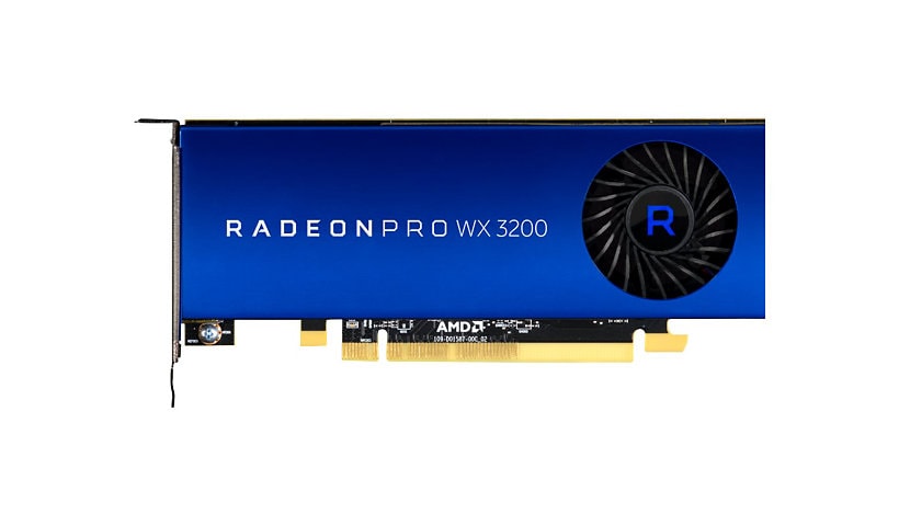 AMD Radeon Pro WX 3200 - carte graphique - Radeon Pro WX 3200 - 4 Go